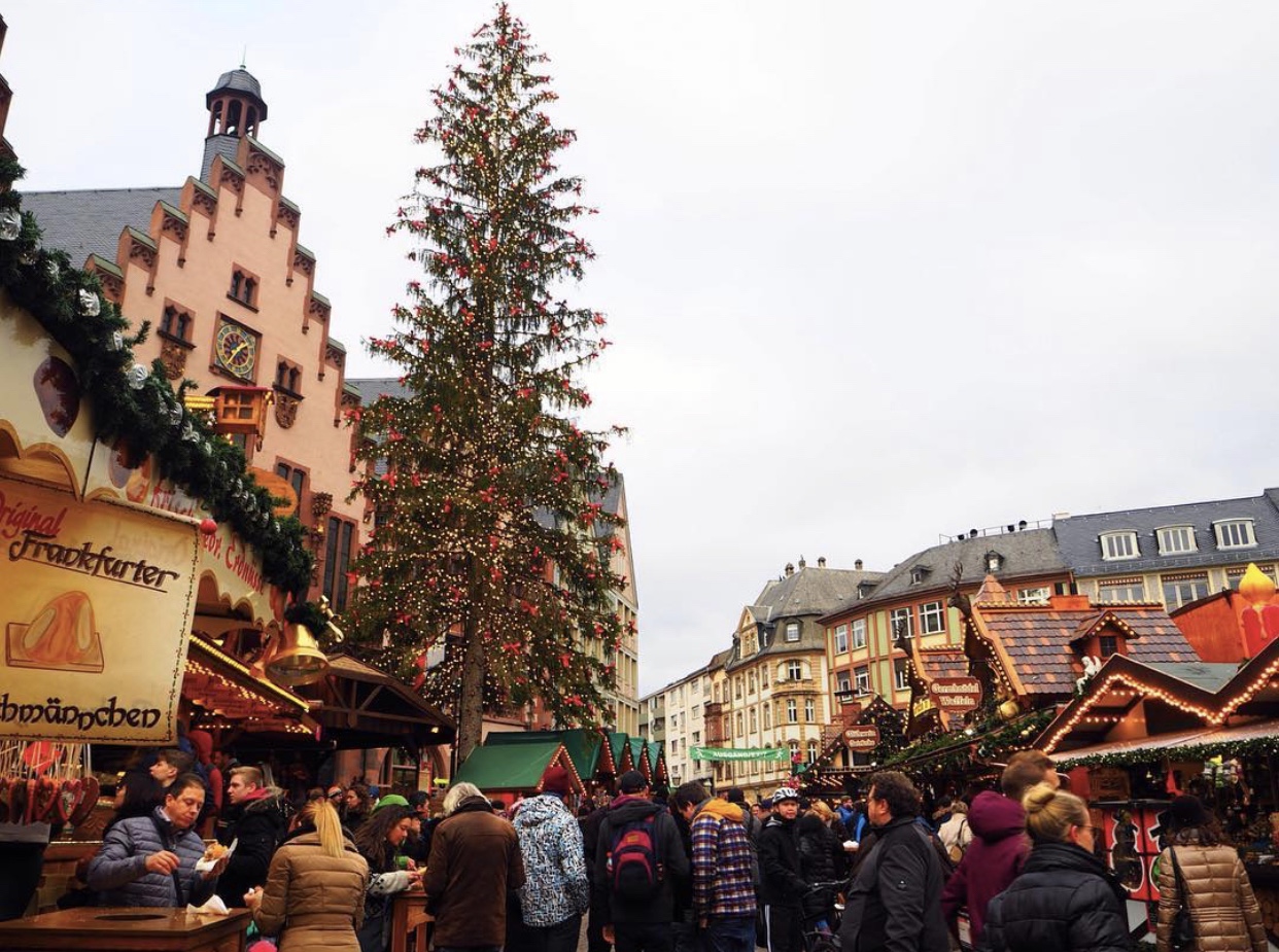 【子連れドイツ】世界一のクリスマスツリーを見に行ったらテロが起きてた話【フランクフルト】